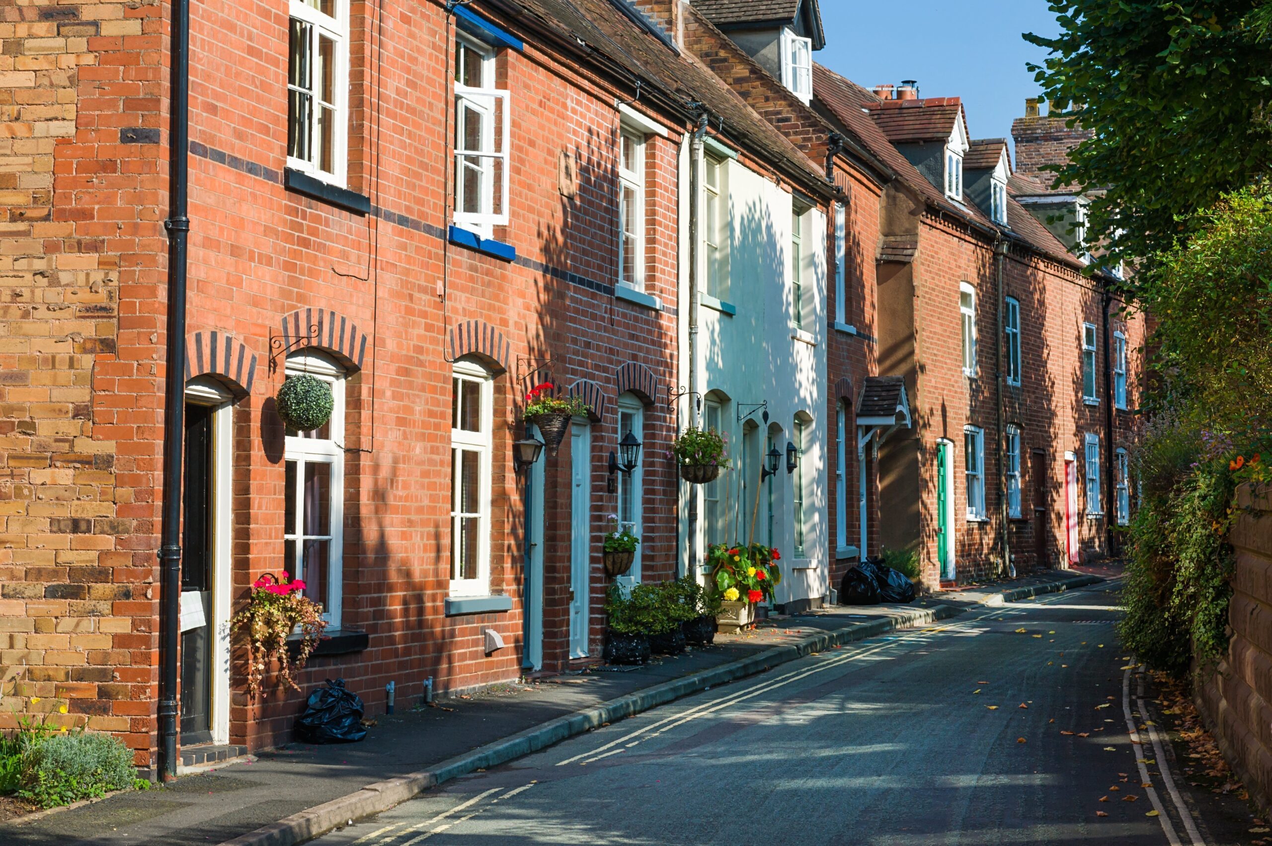 Residential,Buildings,Along,The,Street,In,Small,British,Town,Bridgnorth. shutterstock 523084063 scaled
