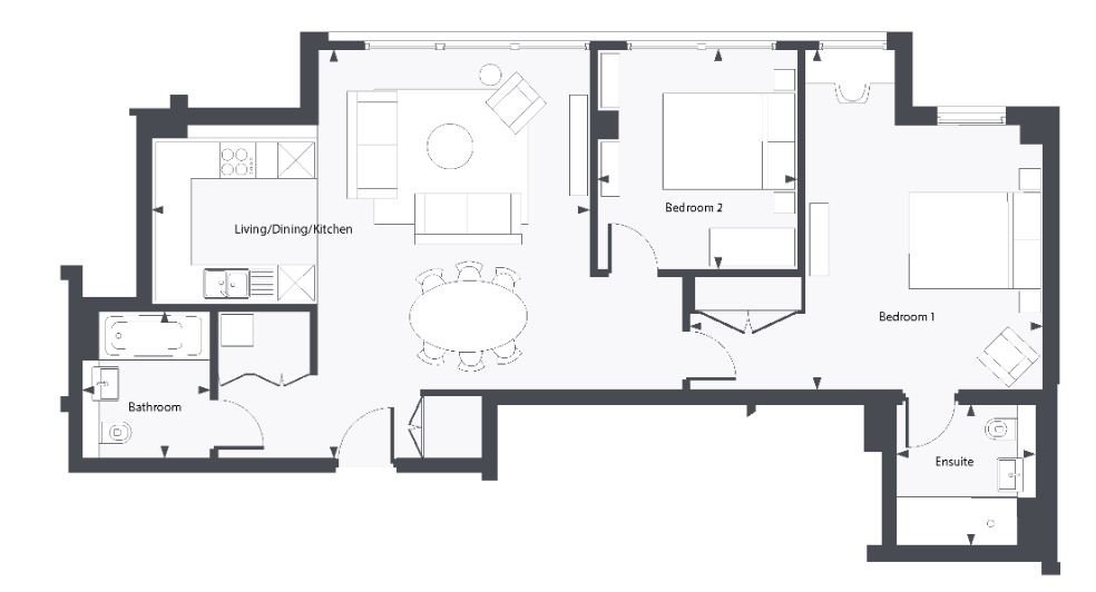 carriage floorplan flat11