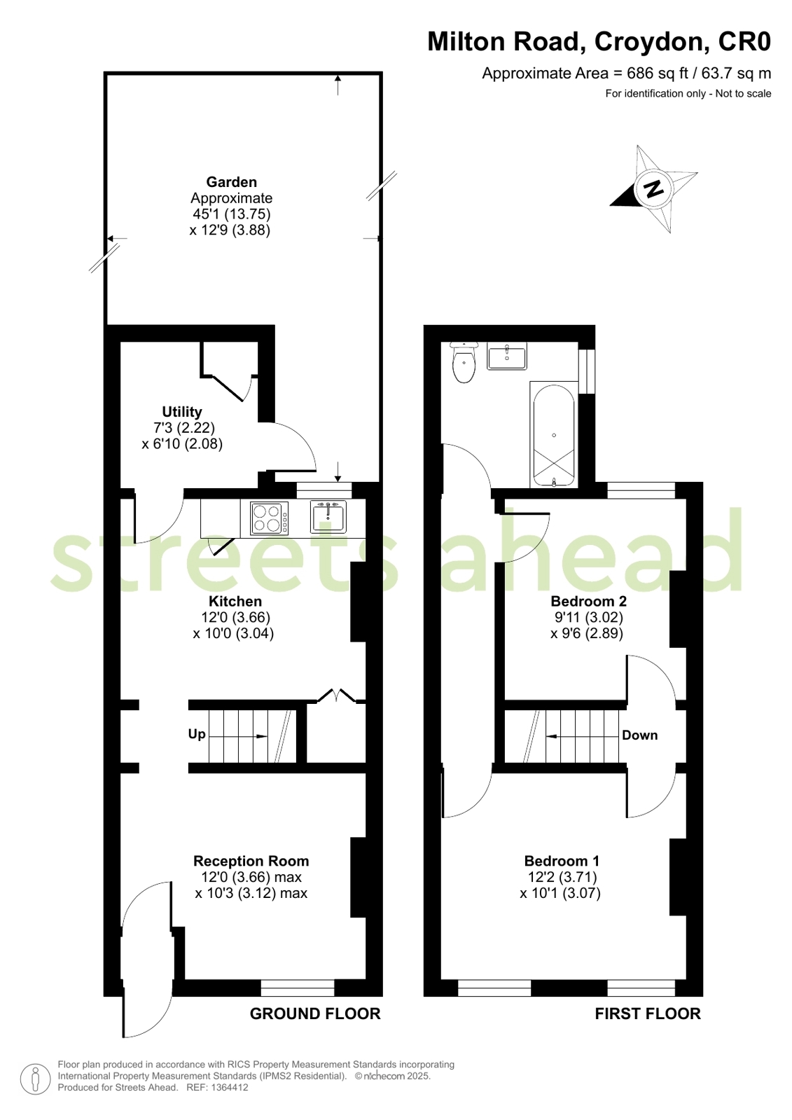 Milton Road, Croydon floor plan 1
