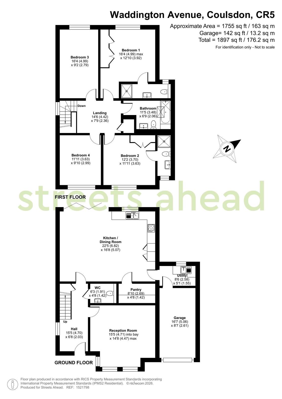 Waddington Avenue, Coulsdon floor plan 2