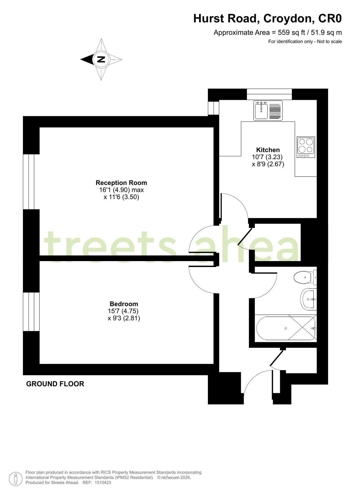 Hurst Road, Croydon floor plan 1