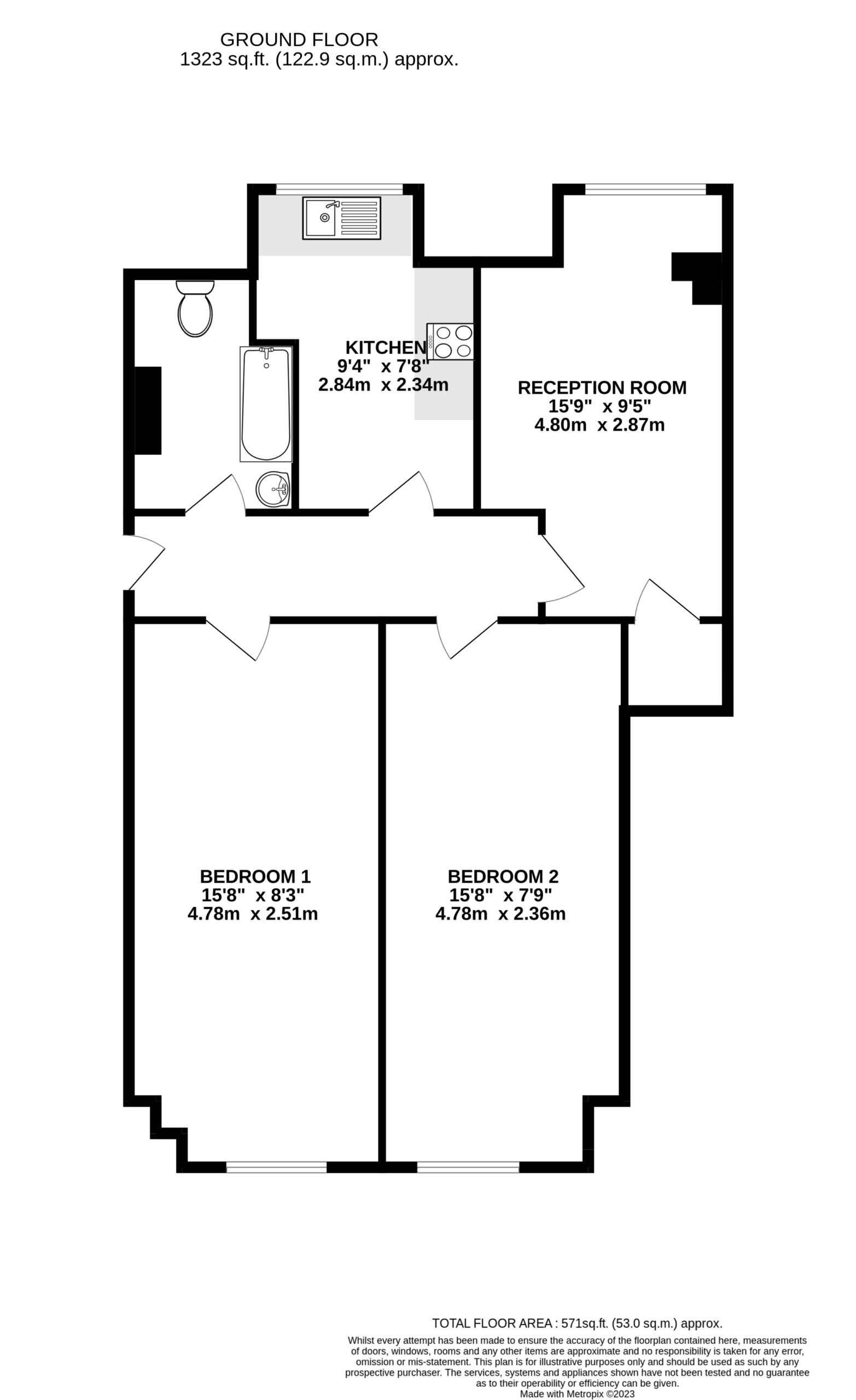 Grange Road, Thornton Heath floor plan 1