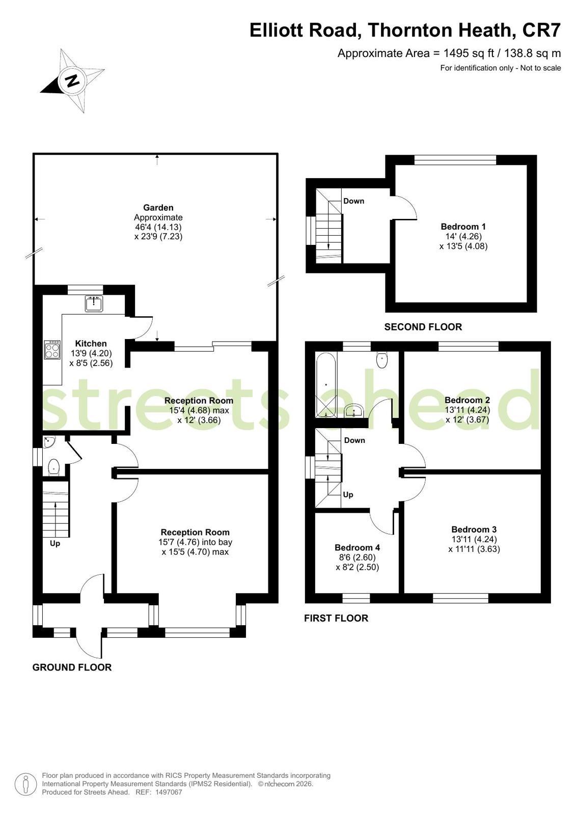 Elliott Road, Thornton Heath floor plan 1
