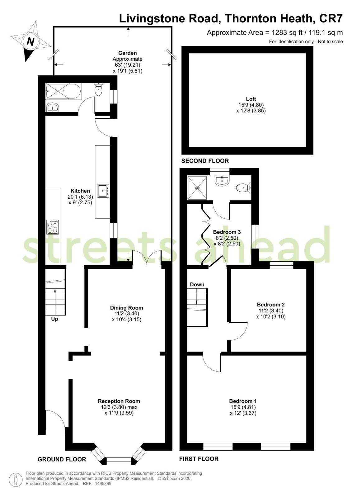 Livingstone Road, Thornton Heath floor plan 1