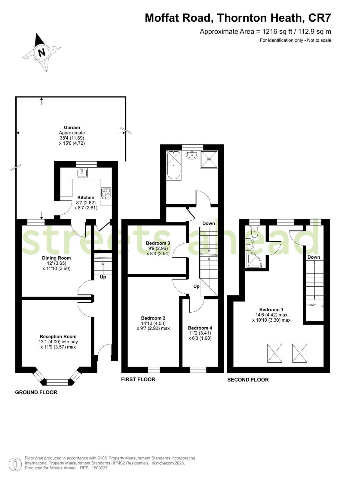 Moffat Road, Thornton Heath floor plan 1