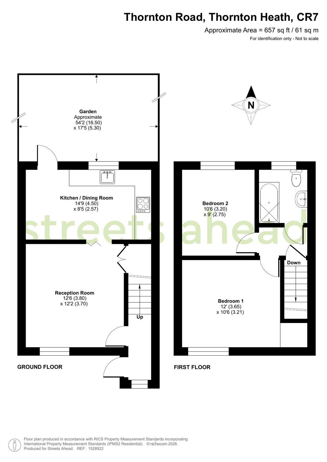 Thornton Road, Thornton Heath floor plan 1